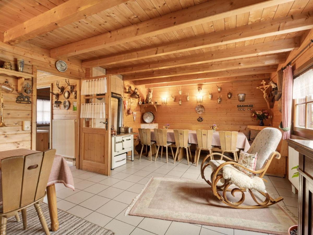 Wooden Holiday Home In Hinterrod With Sauna Einsiedel Exteriör bild