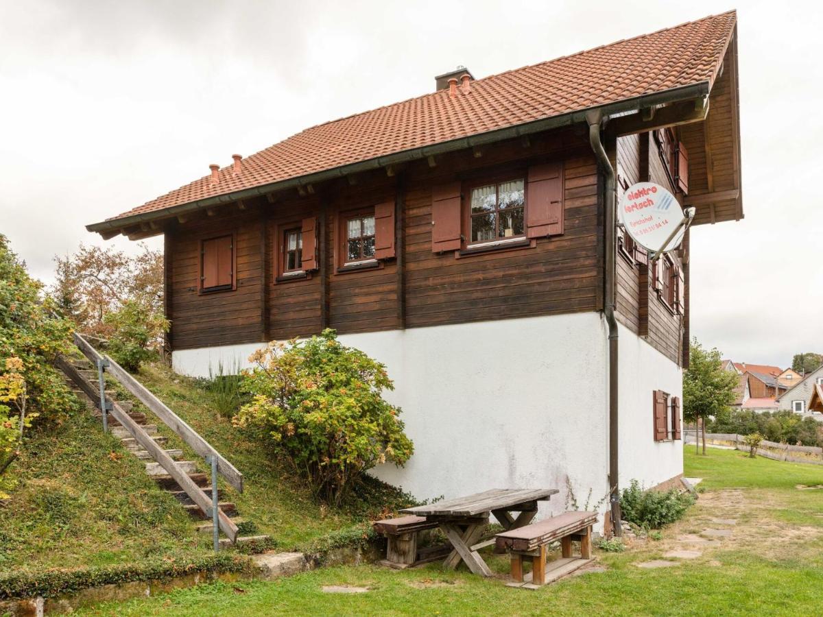 Wooden Holiday Home In Hinterrod With Sauna Einsiedel Exteriör bild