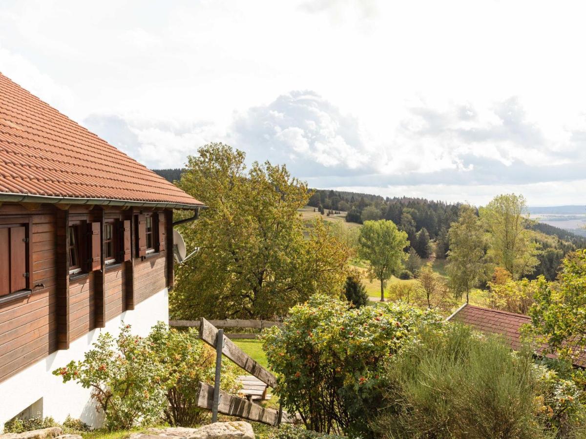 Wooden Holiday Home In Hinterrod With Sauna Einsiedel Exteriör bild